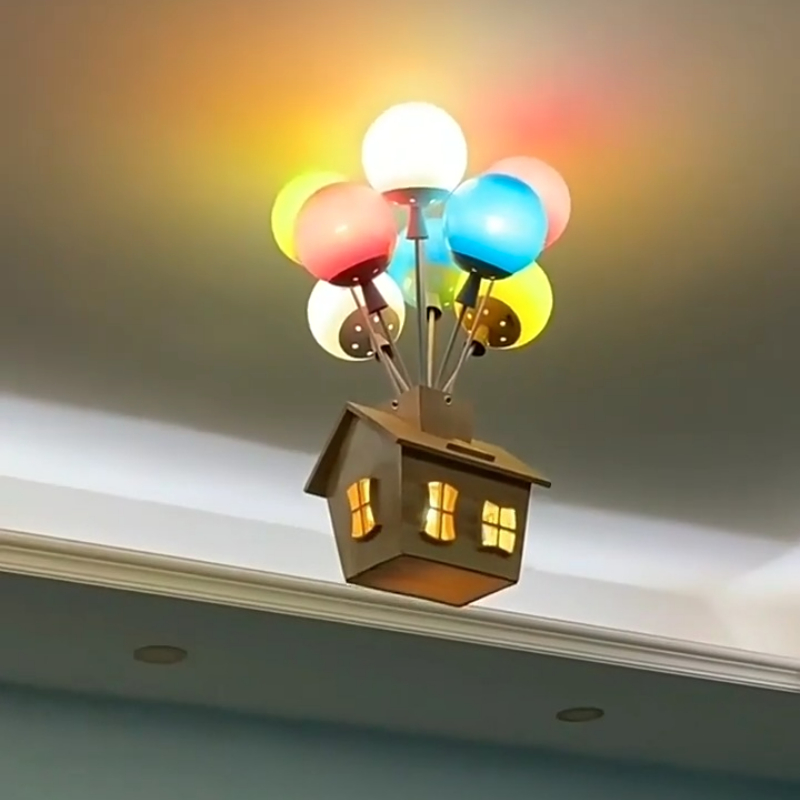 Led Balloon Light - Modern cartoon balloon ceiling lights for