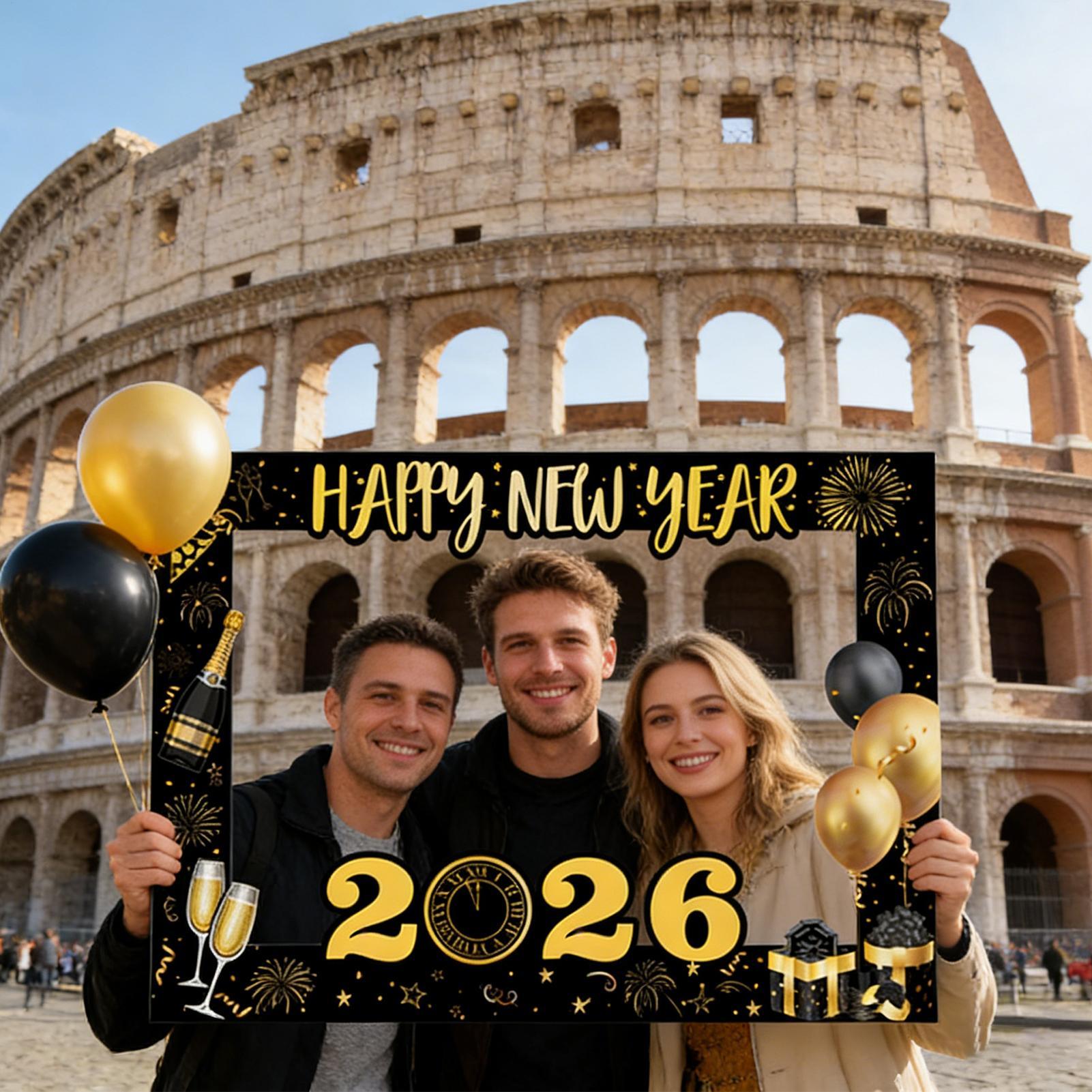 Photo Booth Frame - New Years Photo Booth Props Photography