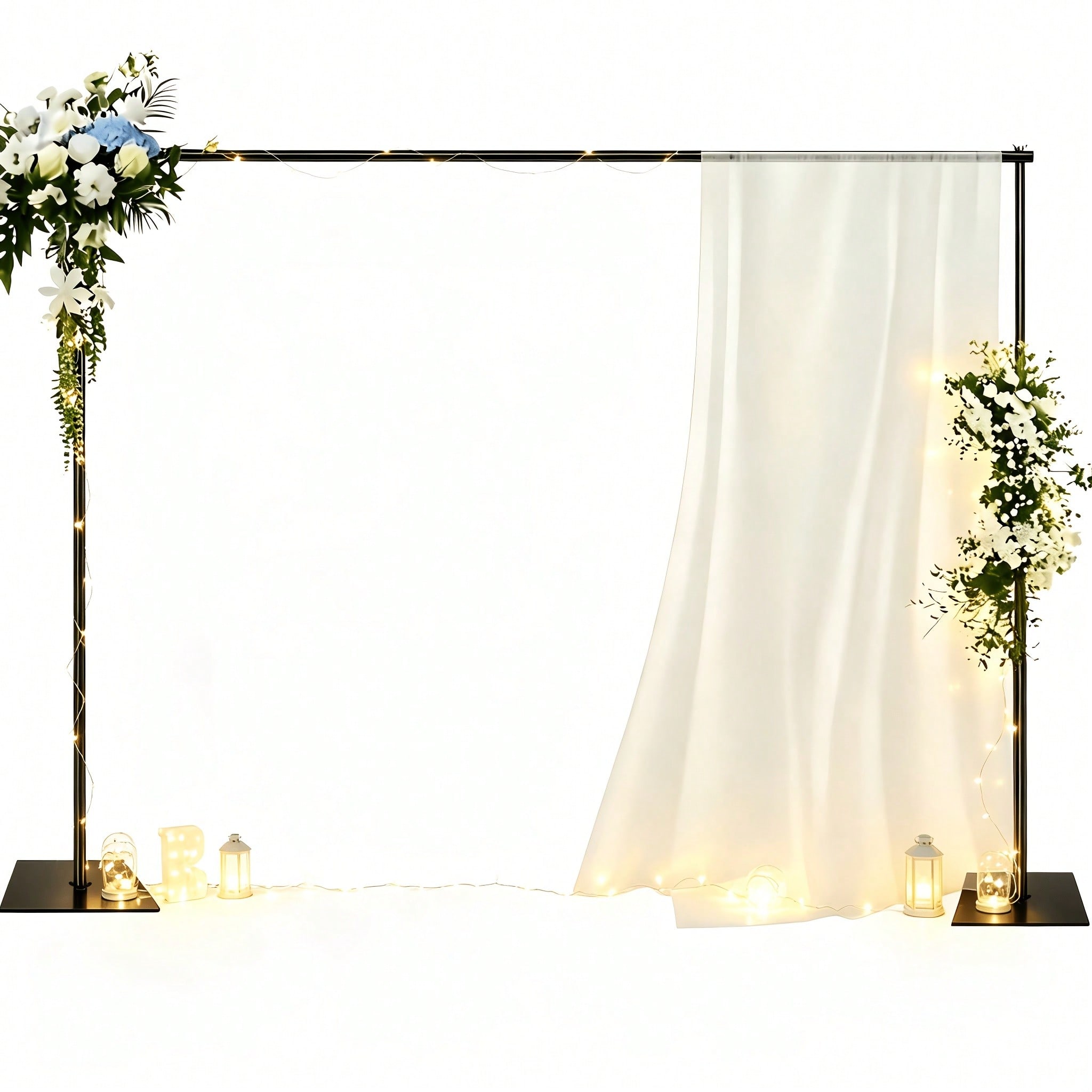 Photo Booth Frame - Backdrop Stand Kit Professional Modern Background