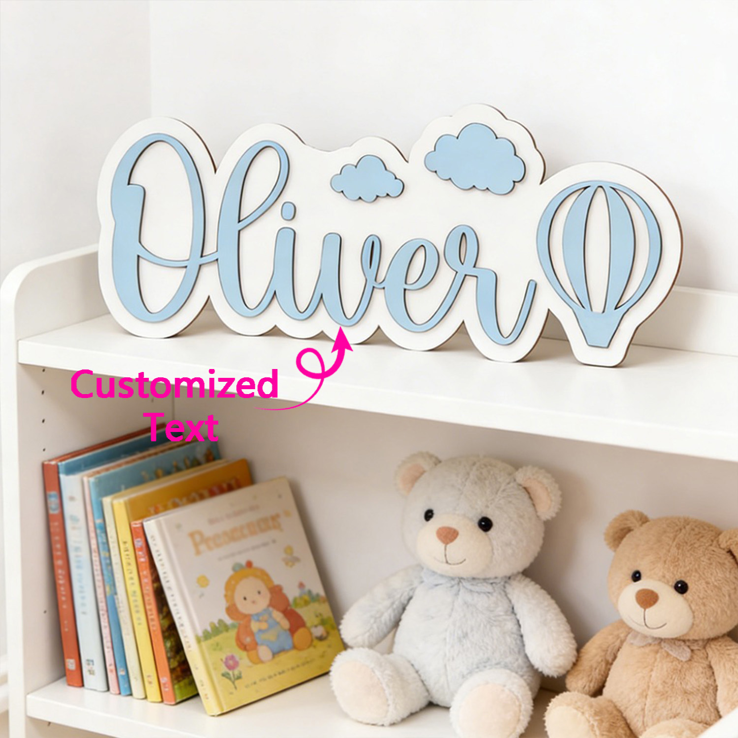 Supply Event - Personalized Hot Air Balloon & Cloud
