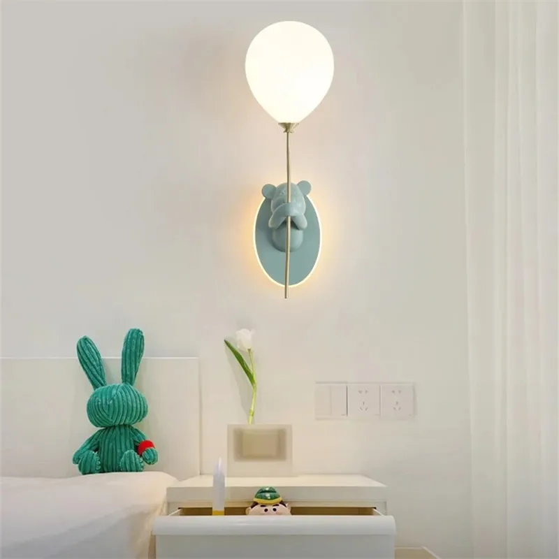 Led Balloon Light - Creative Cartoon Bear LED Wall Light