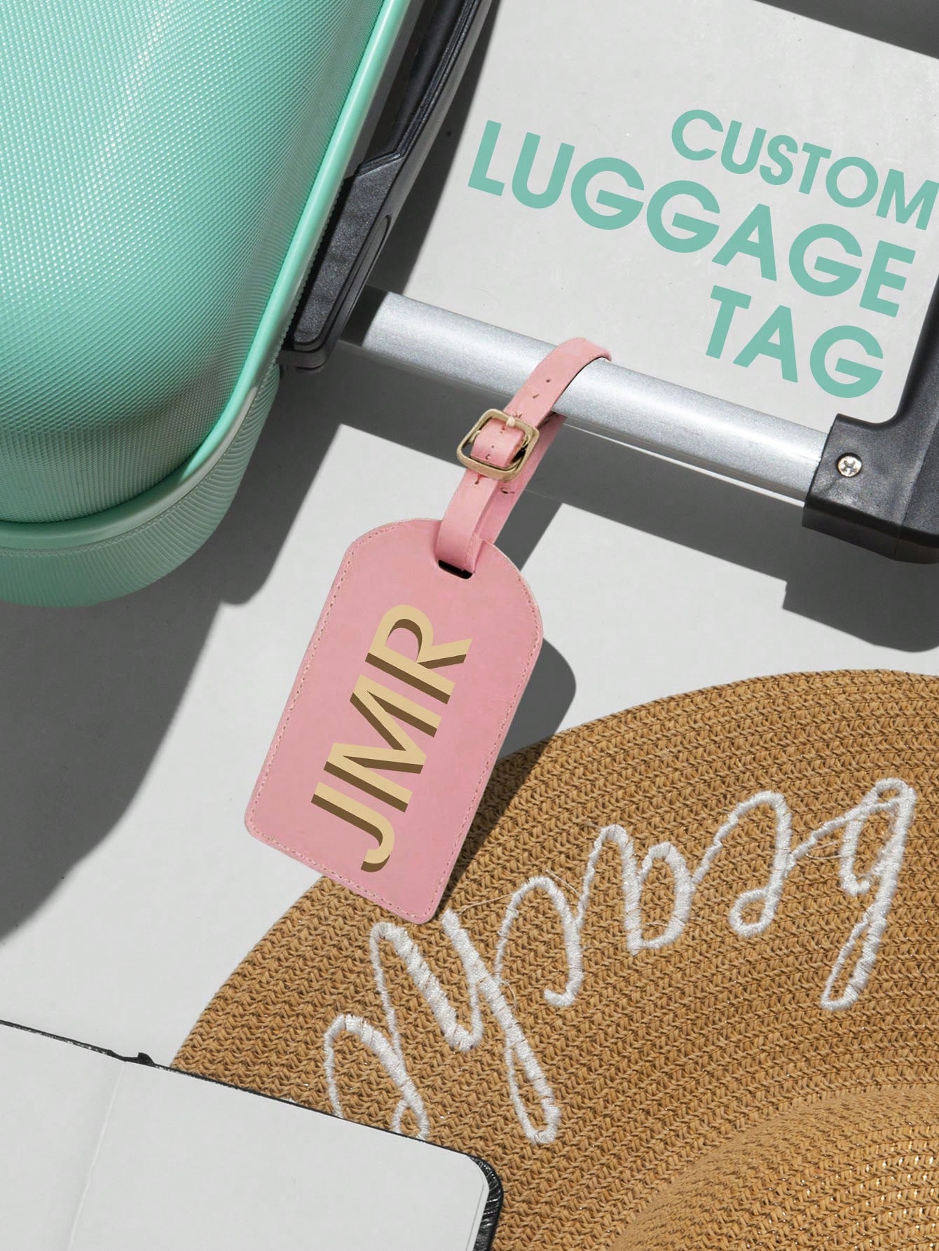 Personalized Initial Luggage T - Party Favor Bag ulasan dan harga