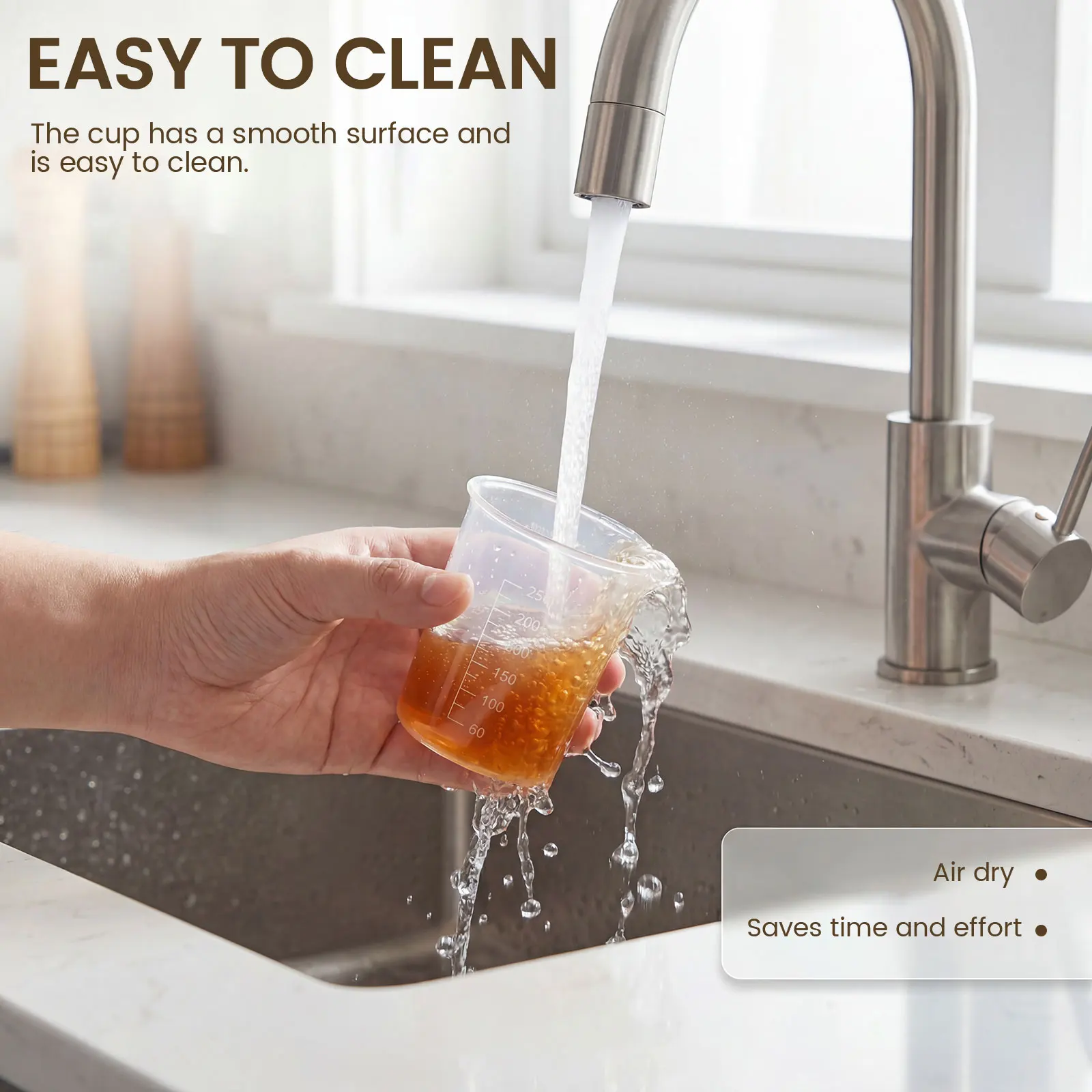 8 Pcs Plastic Measuring Cup Se - Plastic Cup 50Pcs ulasan dan harga