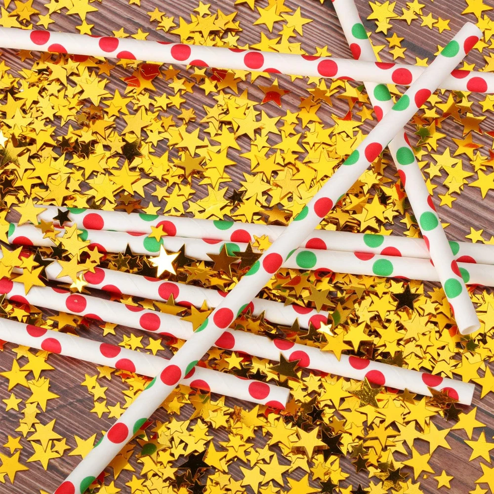 Sequin Star Confetti Birthday  - Confetti Cannon Tube ulasan dan harga