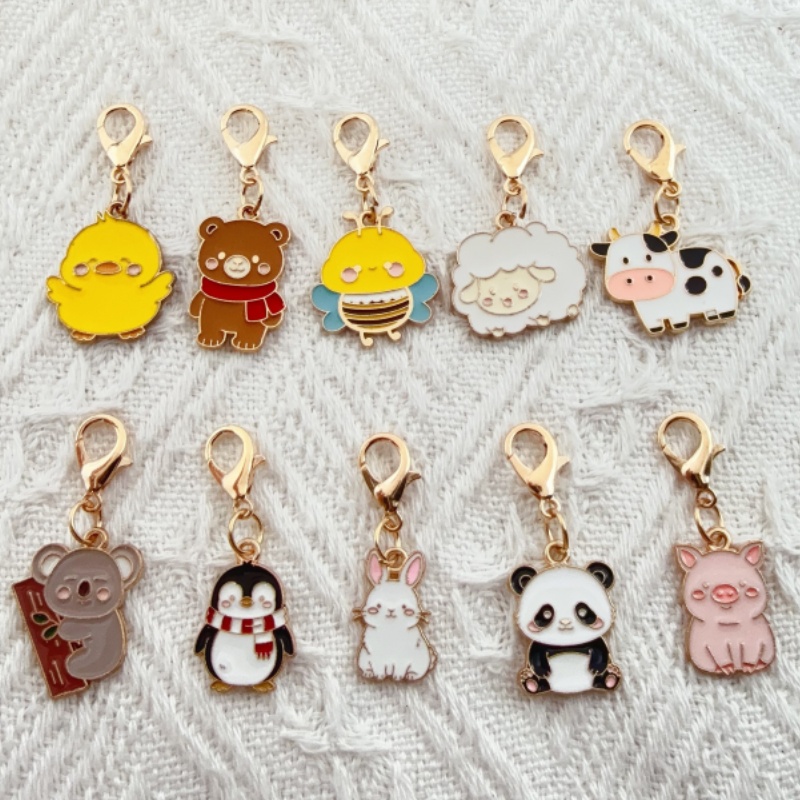 10pcs alloy drip oil cartoon a - Party Favor Bag ulasan dan harga