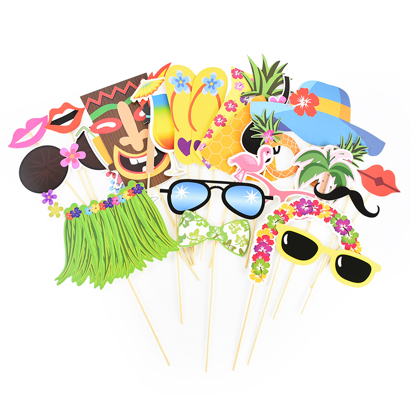 Hawaiian Party Aloha Photo Boo - Photo Booth Frame ulasan dan harga