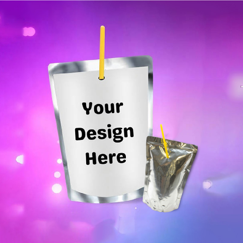 Custom Juice Pouch Label, Pers - Party Event Supplier ulasan dan harga