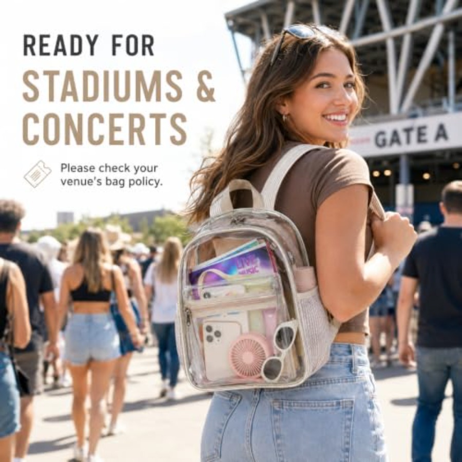 Mini Clear Backpack for Stadiu - Event & Party Supply ulasan dan harga