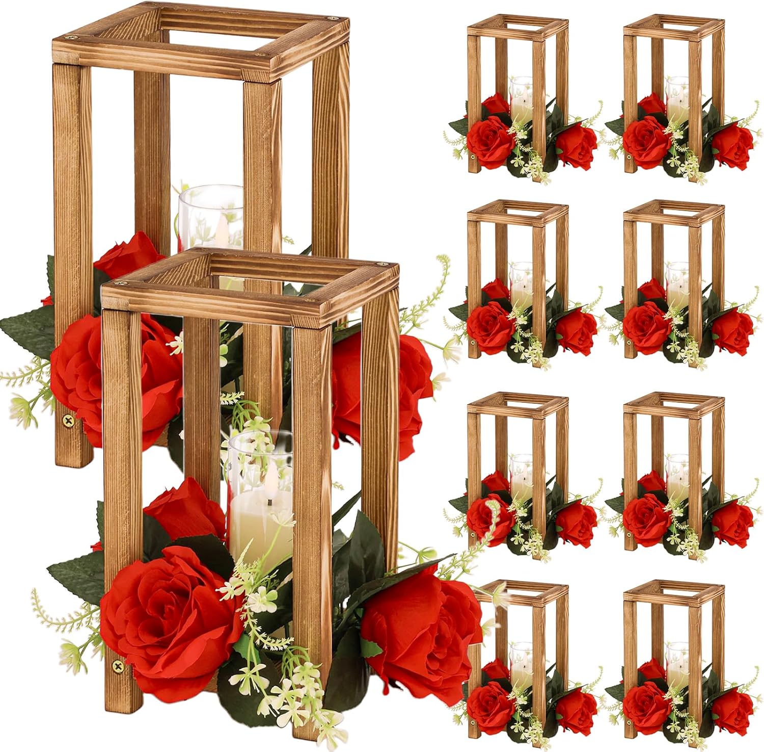 1 Piece Wooden Wedding Lantern - Centerpiece Stick ulasan dan harga