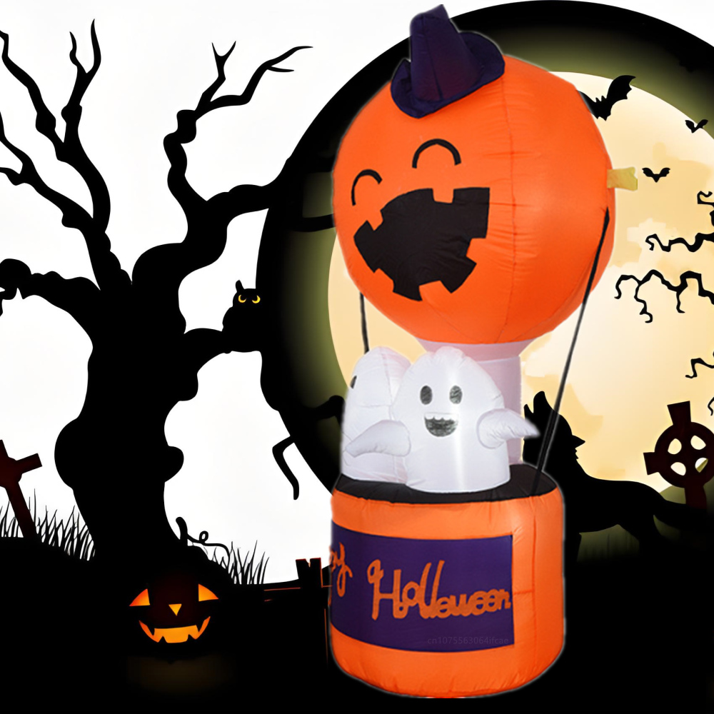 Halloween Inflatable 1.8m Hot  - Led Balloon Light ulasan dan harga
