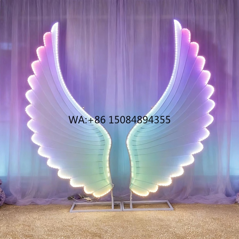 Glowing Angel Wings Light Prop - Event & Party Supply ulasan dan harga