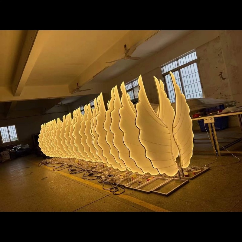 Glowing Angel Wings Light Prop - Event & Party Supply ulasan dan harga