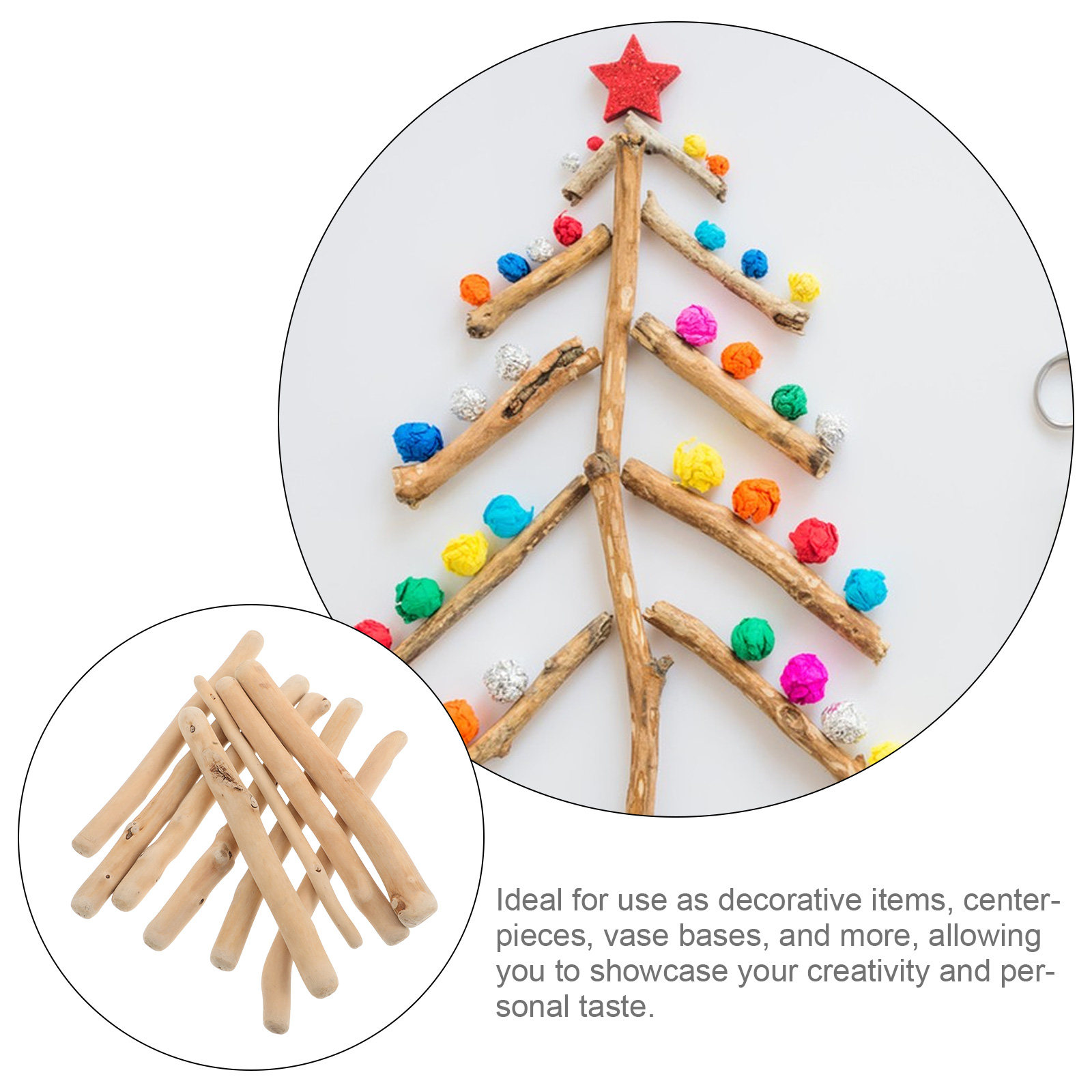Driftwood Decor Natural Wood B - Centerpiece Stick ulasan dan harga