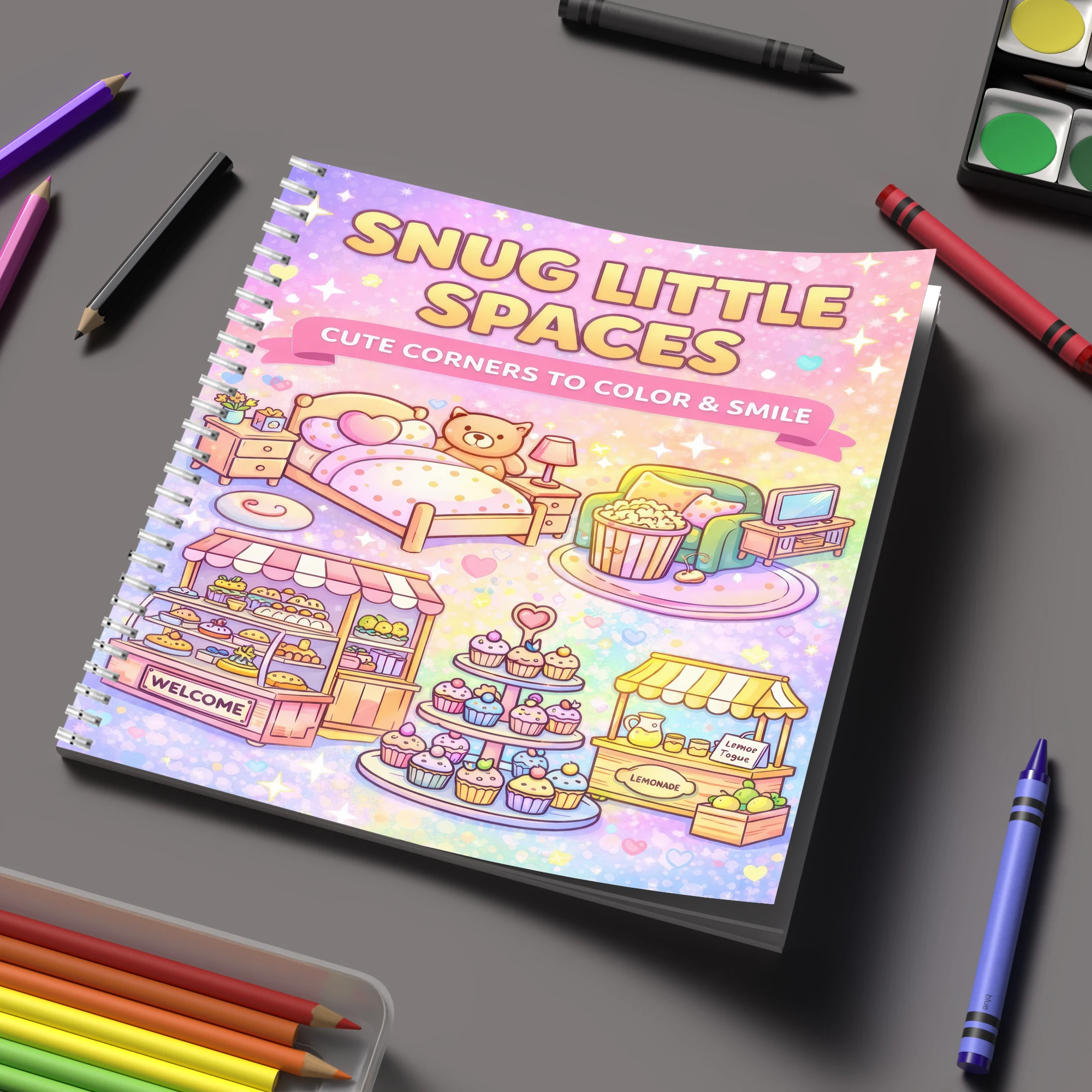 Coloring Book Little Spaces fo - Supply Event ulasan dan harga