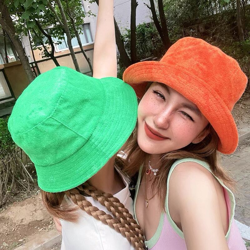 Simple Terry Cloth Towel Bucke - Cotton Candy Cone ulasan dan harga