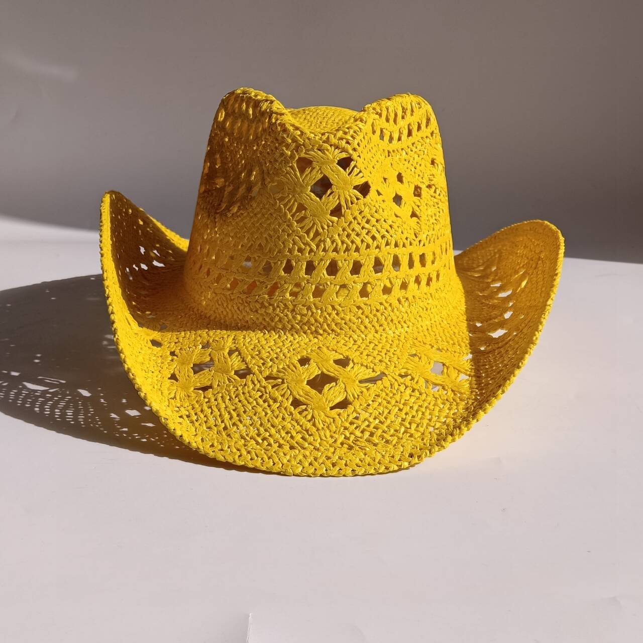 Cowboy Straw Hat new color Han - Paper Straw Color ulasan dan harga