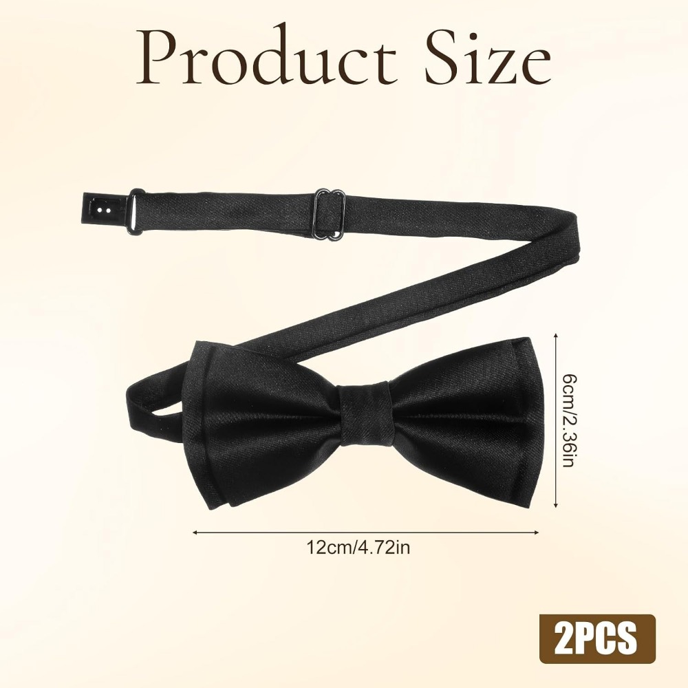 Men's Bow Ties, 2-Pack Solid C - Event & Party Supply ulasan dan harga