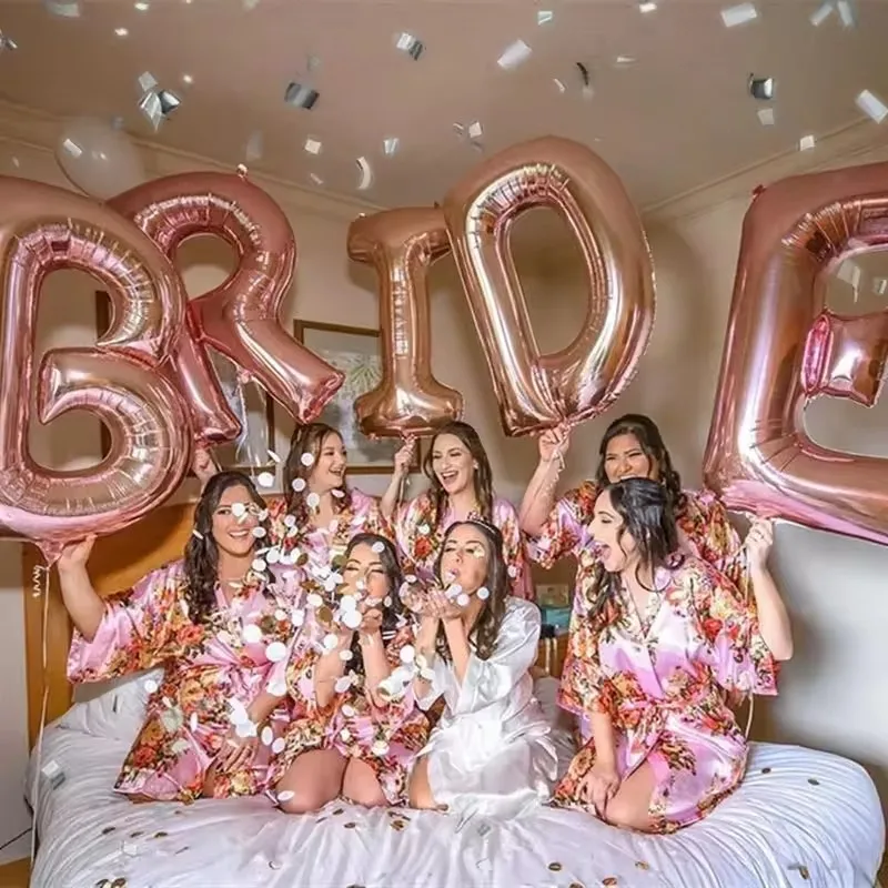 5pcs Bridal Shower Decorations - Party Banner Gold ulasan dan harga