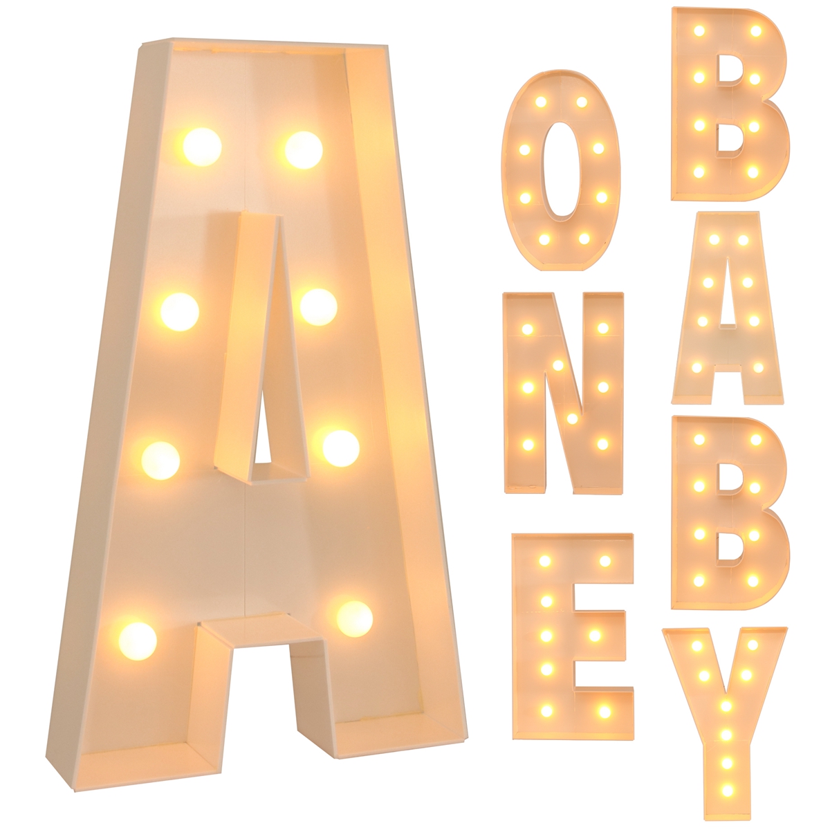 91.5CM Giant Letter Led Light  - Led Balloon Light ulasan dan harga