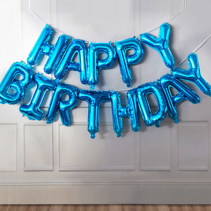 Happy Birthday Decoration Ball - Party Banner Gold ulasan dan harga