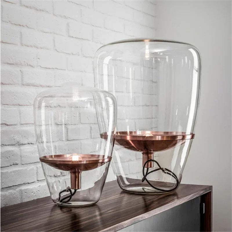 Glass Table Lamp Czech Designe - Led Balloon Light ulasan dan harga