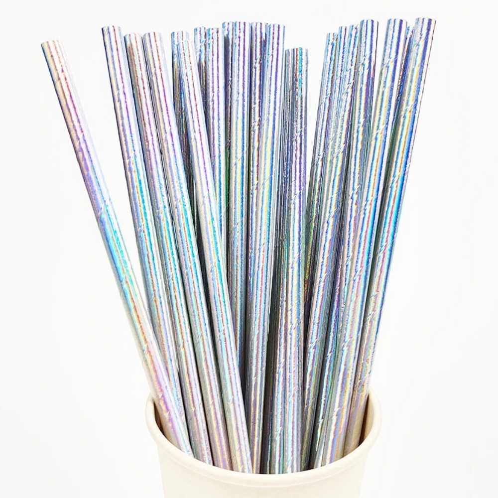 25Pcs Pearlescent Bronzing Pap - Paper Straw Color ulasan dan harga