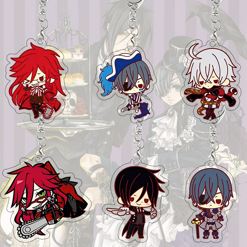 Black Butler Acrylic Keychain  - Supply Event ulasan dan harga