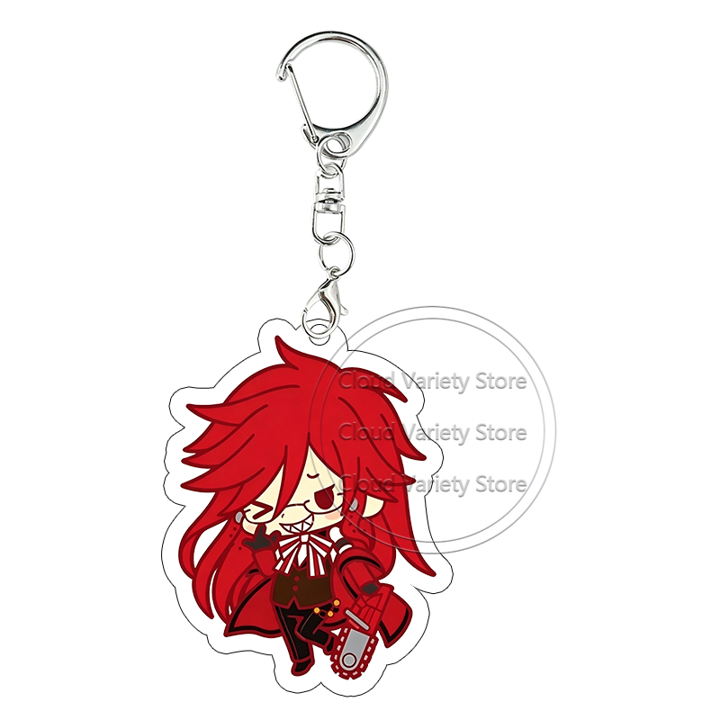 Black Butler Acrylic Keychain  - Supply Event ulasan dan harga