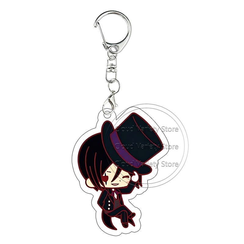 Black Butler Acrylic Keychain  - Supply Event ulasan dan harga