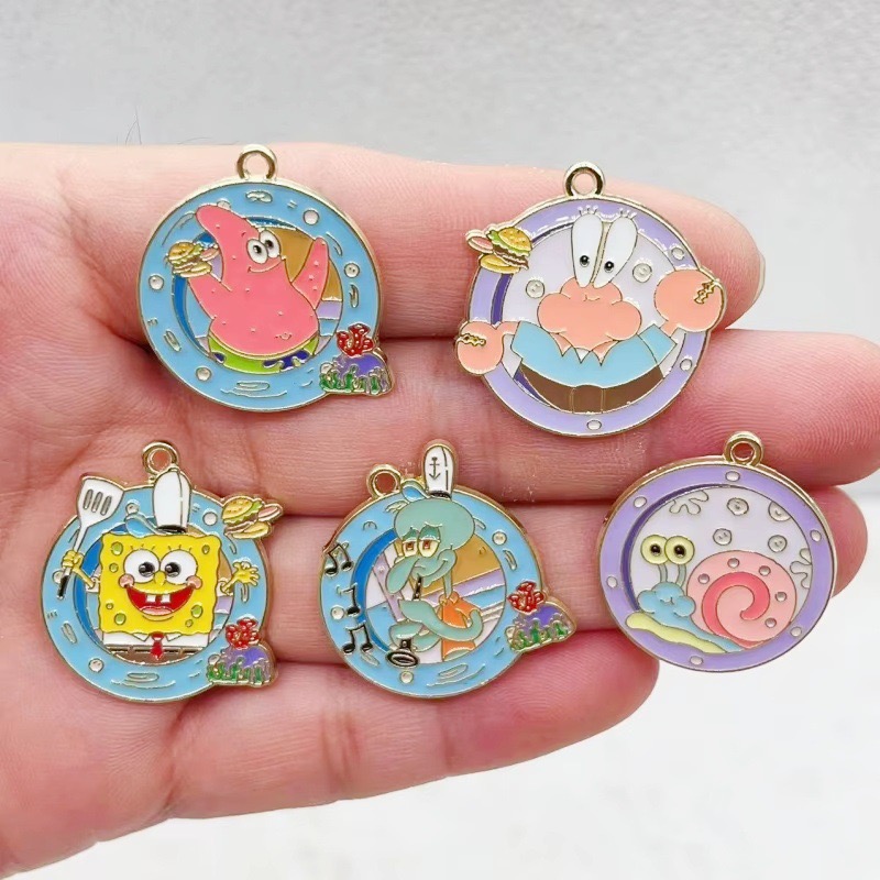 10pcs cartoon anime alloy oil  - Party Favor Bag ulasan dan harga