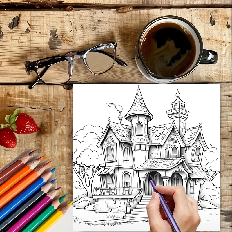 Haunted House Coloring Book fo - Supply Event ulasan dan harga
