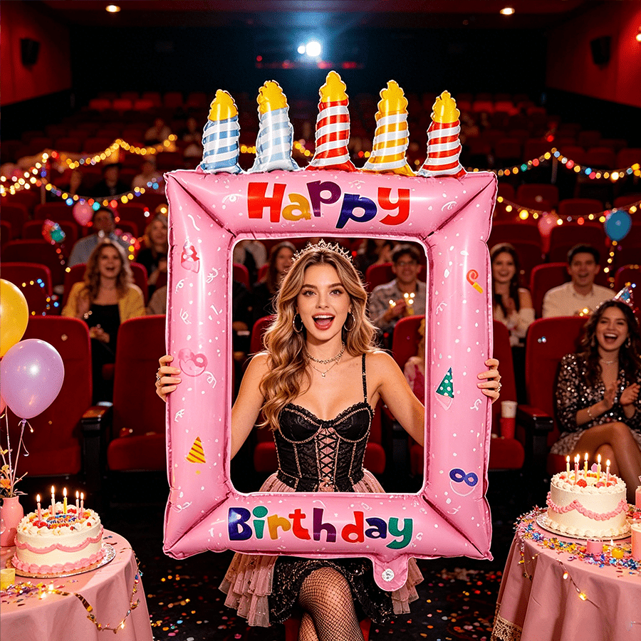 28-inch Princess Theme Balloon - Photo Booth Frame ulasan dan harga