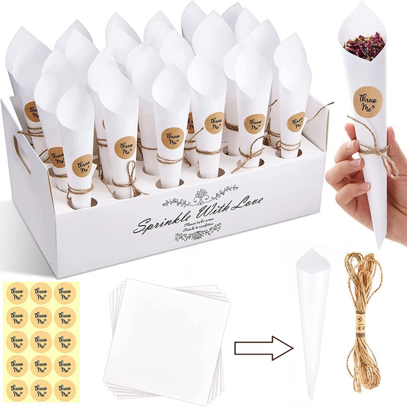 Wedding Confetti Cone Stand Bo - Cotton Candy Cone ulasan dan harga