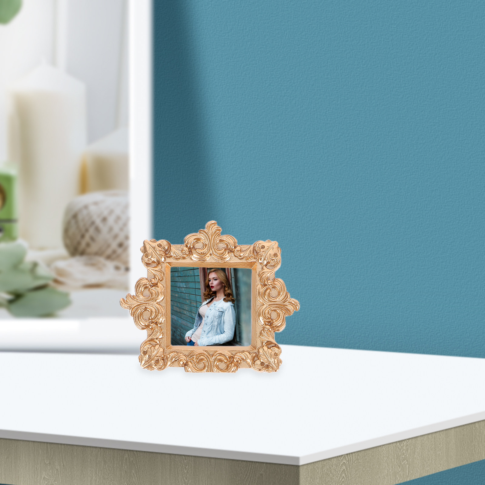 4Pcs Mini Vintage Resin Pictur - Photo Booth Frame ulasan dan harga