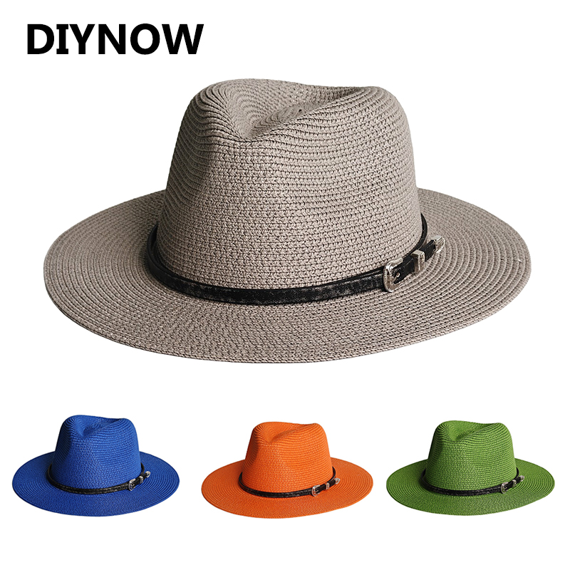 Classic Wide Brim Panama Hat f - Paper Straw Color ulasan dan harga