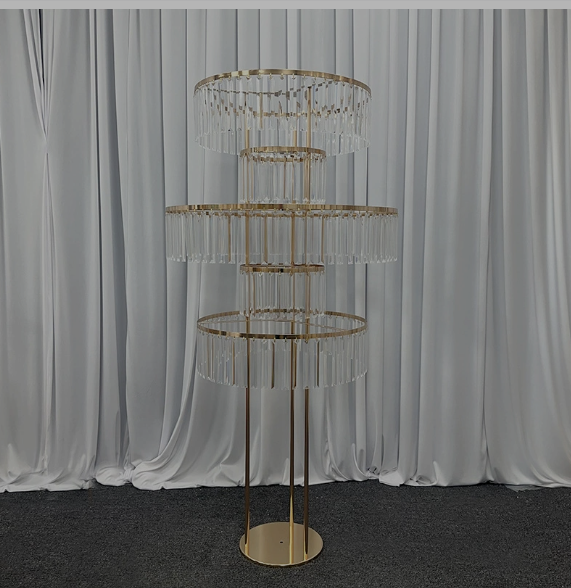 4 PCS Flower Rack Crystal Road - Party Event Supply Store ulasan dan harga
