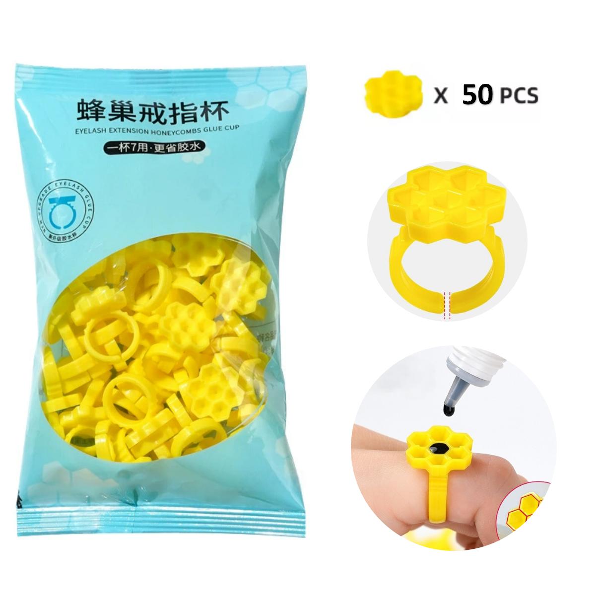 50PCS Holder Ring Cups for Eye - Plastic Cup 50Pcs ulasan dan harga