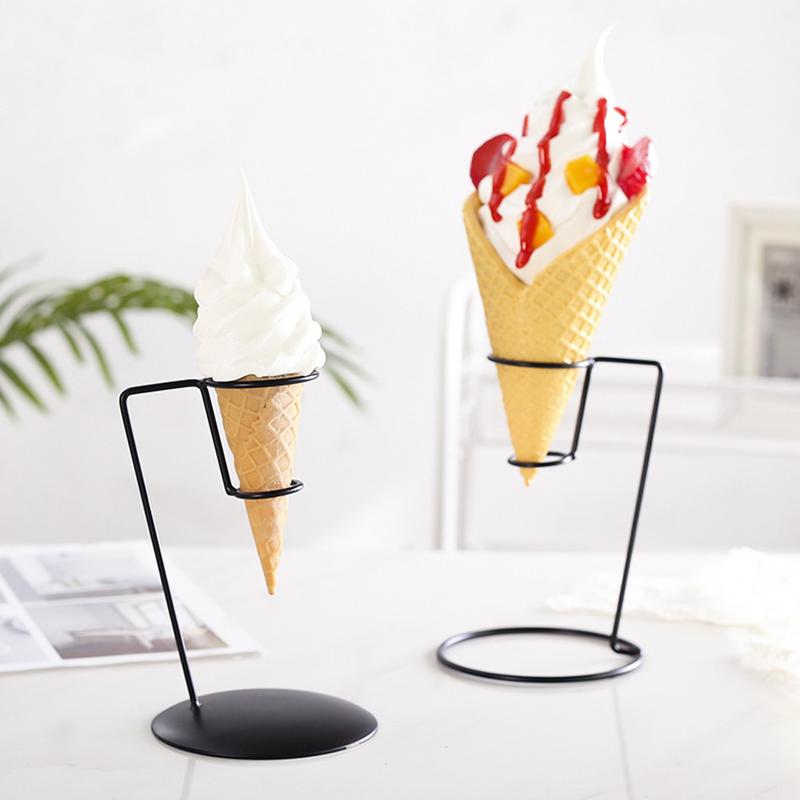 Ice Cream Cone Holder Black Ir - Cotton Candy Cone ulasan dan harga