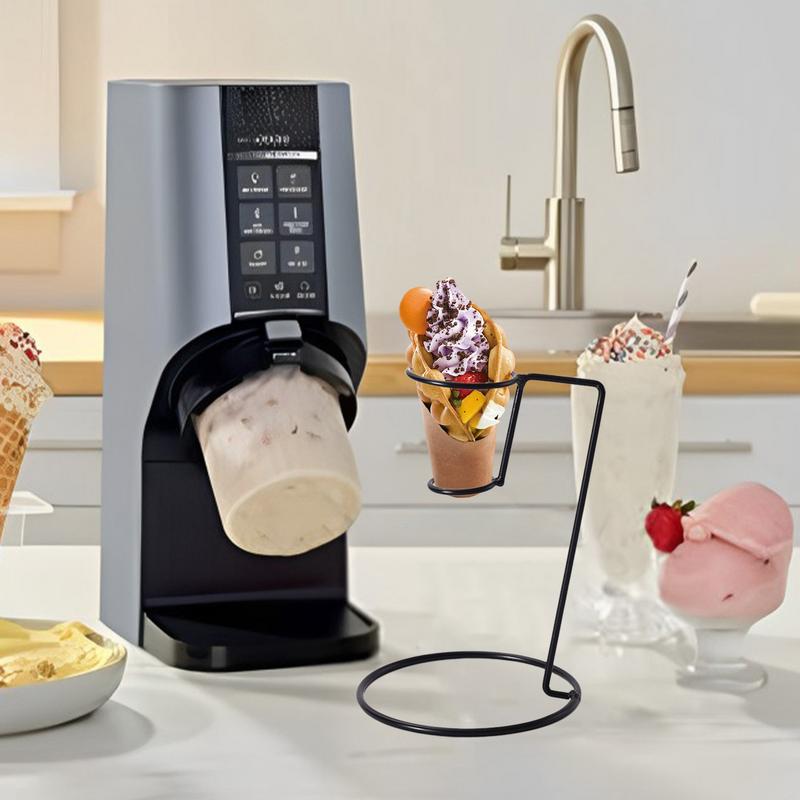 Ice Cream Cone Holder Black Ir - Cotton Candy Cone ulasan dan harga