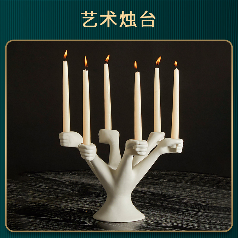 Nordic White Candle Holders Or - Centerpiece Stick ulasan dan harga