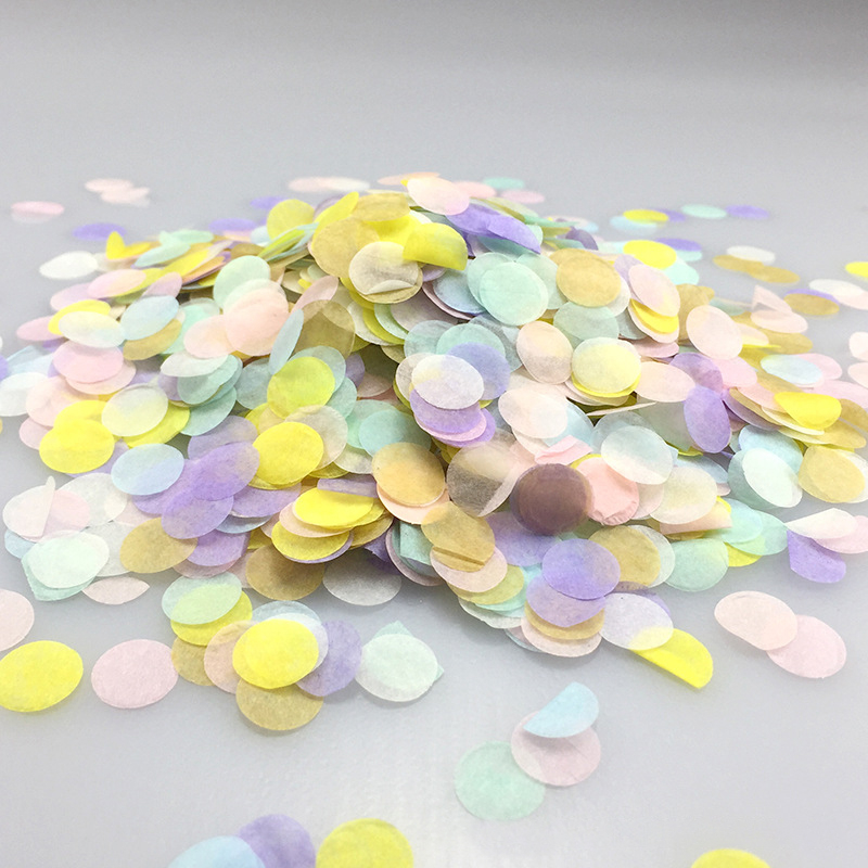 1000pcs/bag 1cm Paper Confetti - Confetti Cannon Tube ulasan dan harga