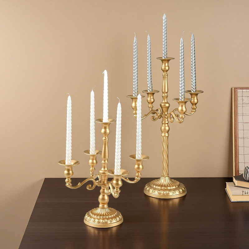 Vintage European Gold Iron Mul - Centerpiece Stick ulasan dan harga