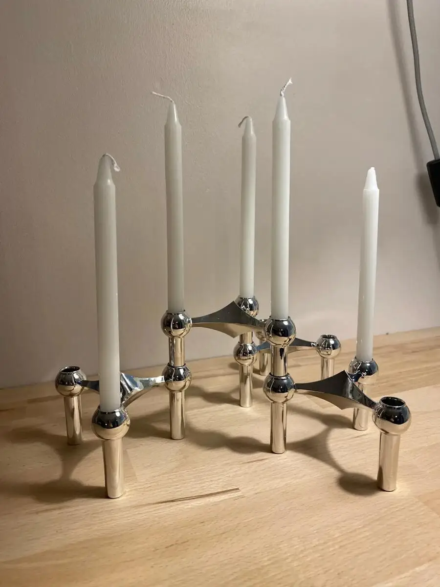 Metal Candle Holder Nordic Mol - Centerpiece Stick ulasan dan harga