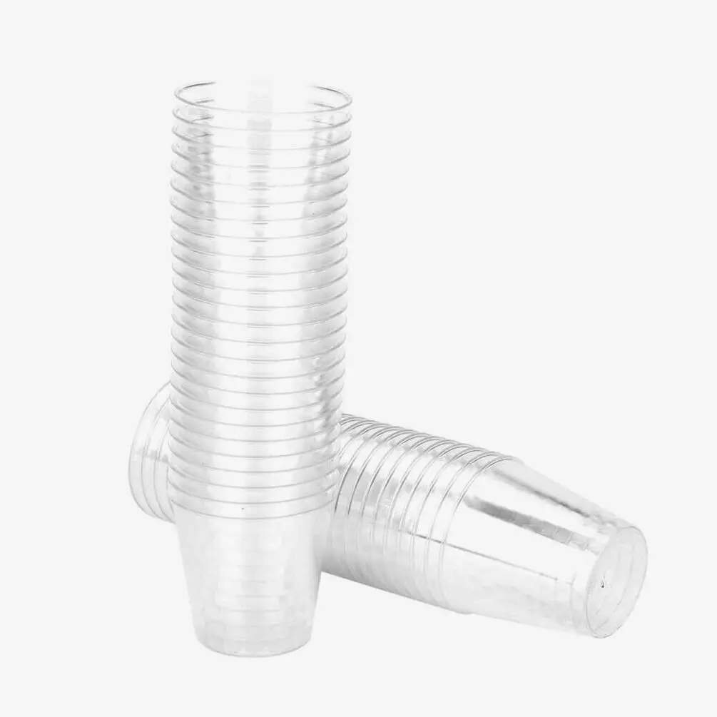35ml 50 X Clear Plastic Jelly  - Plastic Cup 50Pcs ulasan dan harga